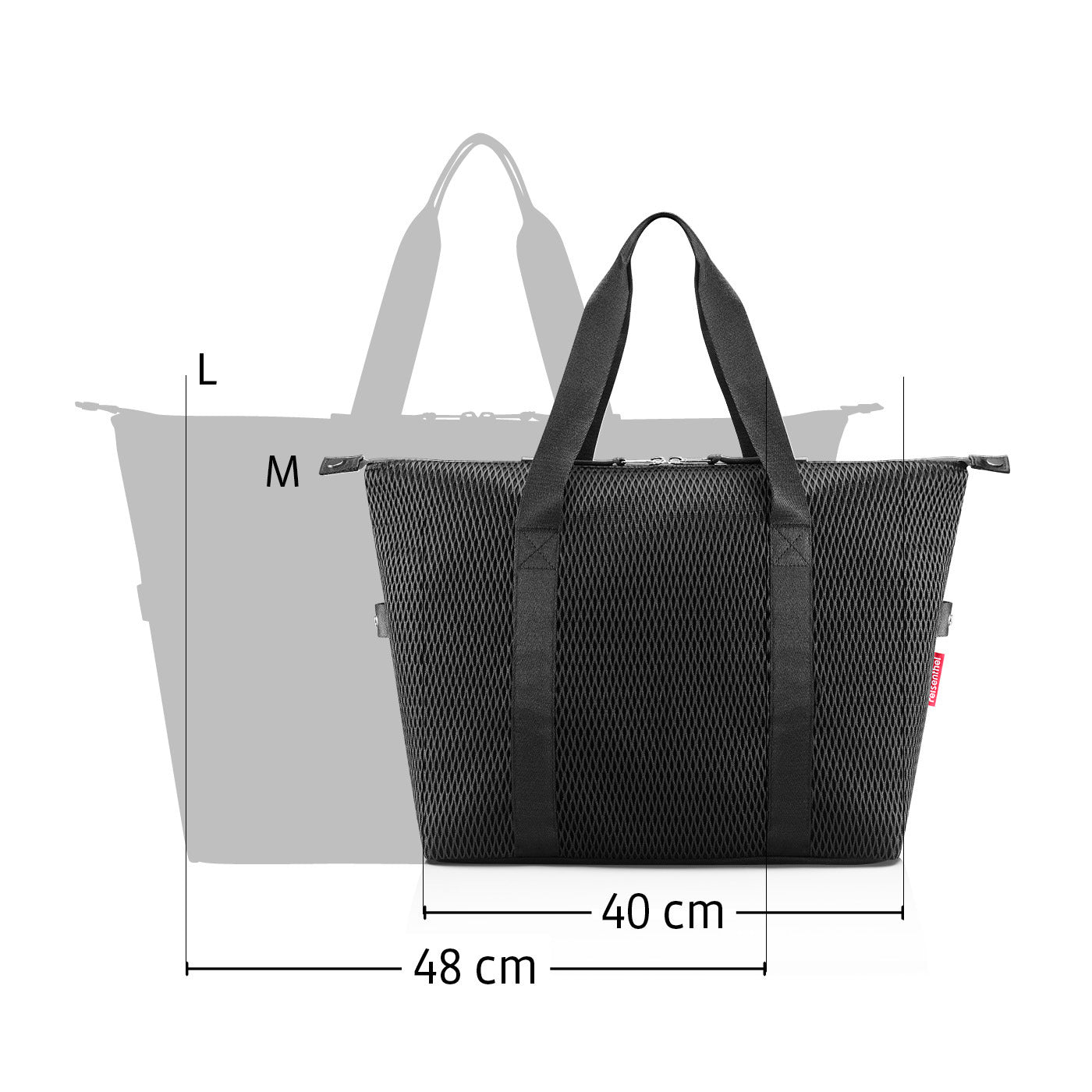 extralite weekender L mesh black extralite weekender L Reisenthel