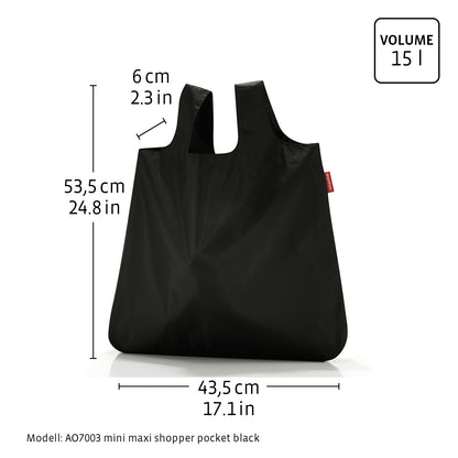 mini maxi shopper pocket red mini maxi shopper pocket Reisenthel