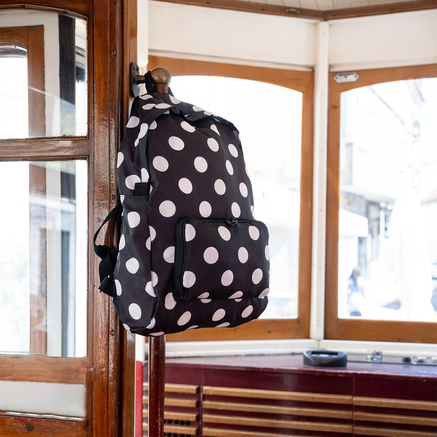mini maxi rucksack dots white mini maxi rucksack Reisenthel
