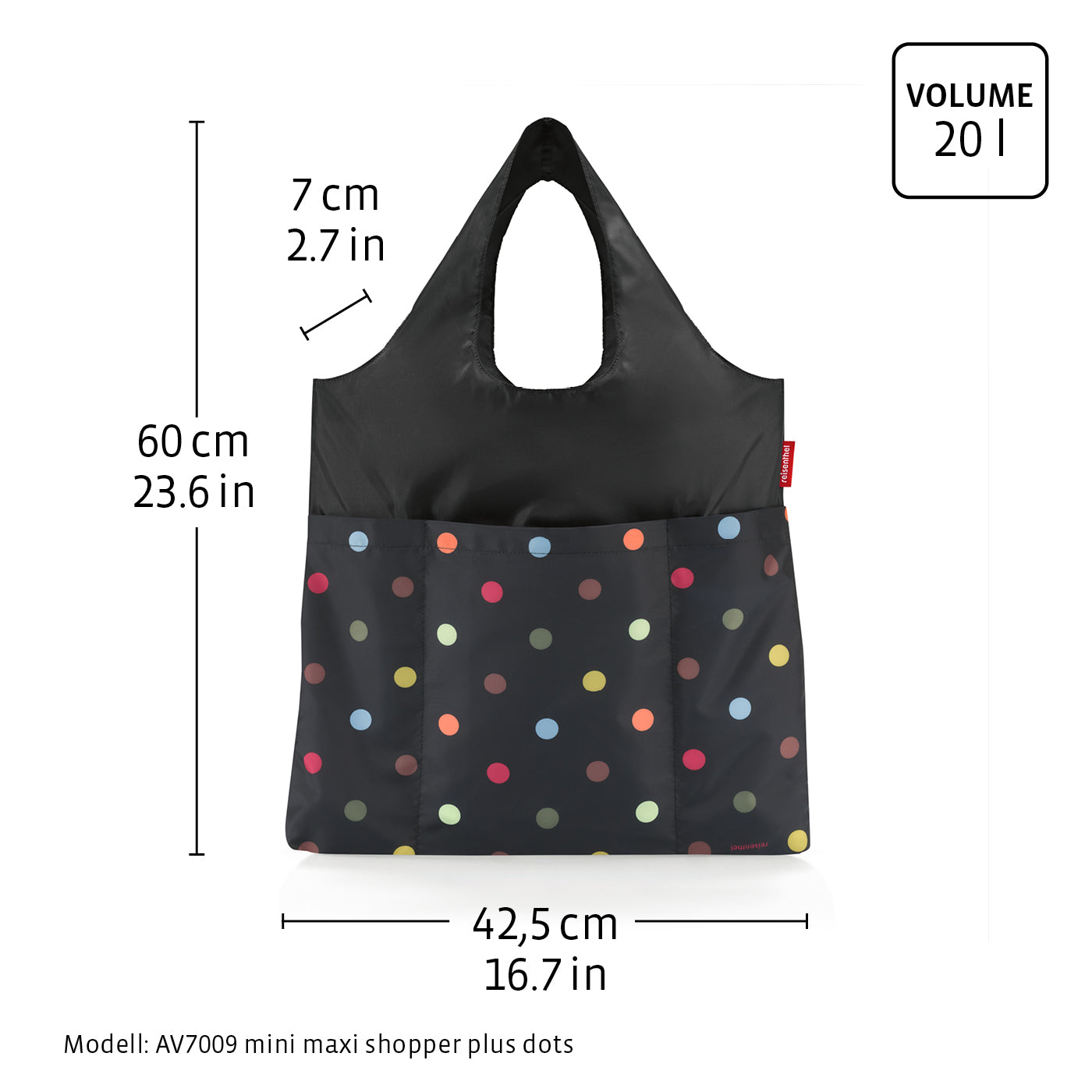 mini maxi shopper plus dots mini maxi shopper plus Reisenthel