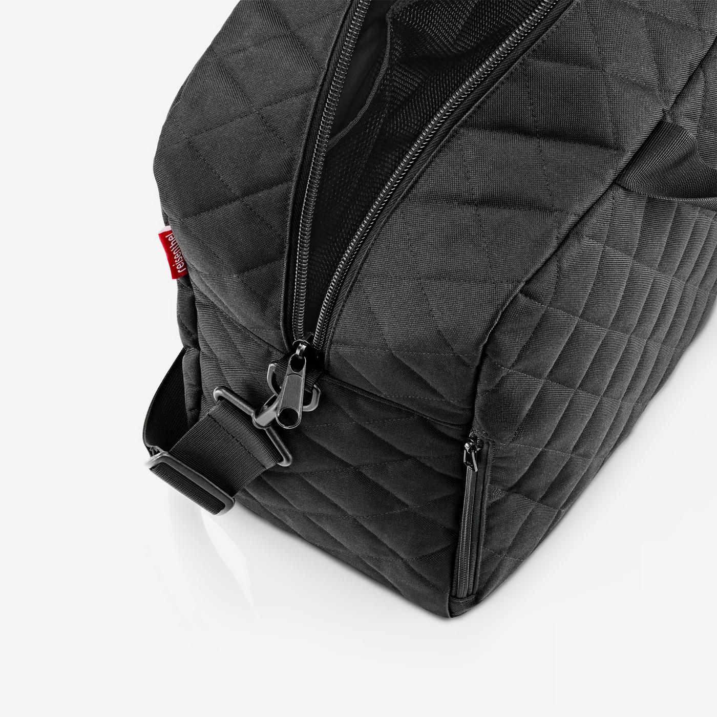 duffelbag M rhombus black duffelbag M Reisenthel