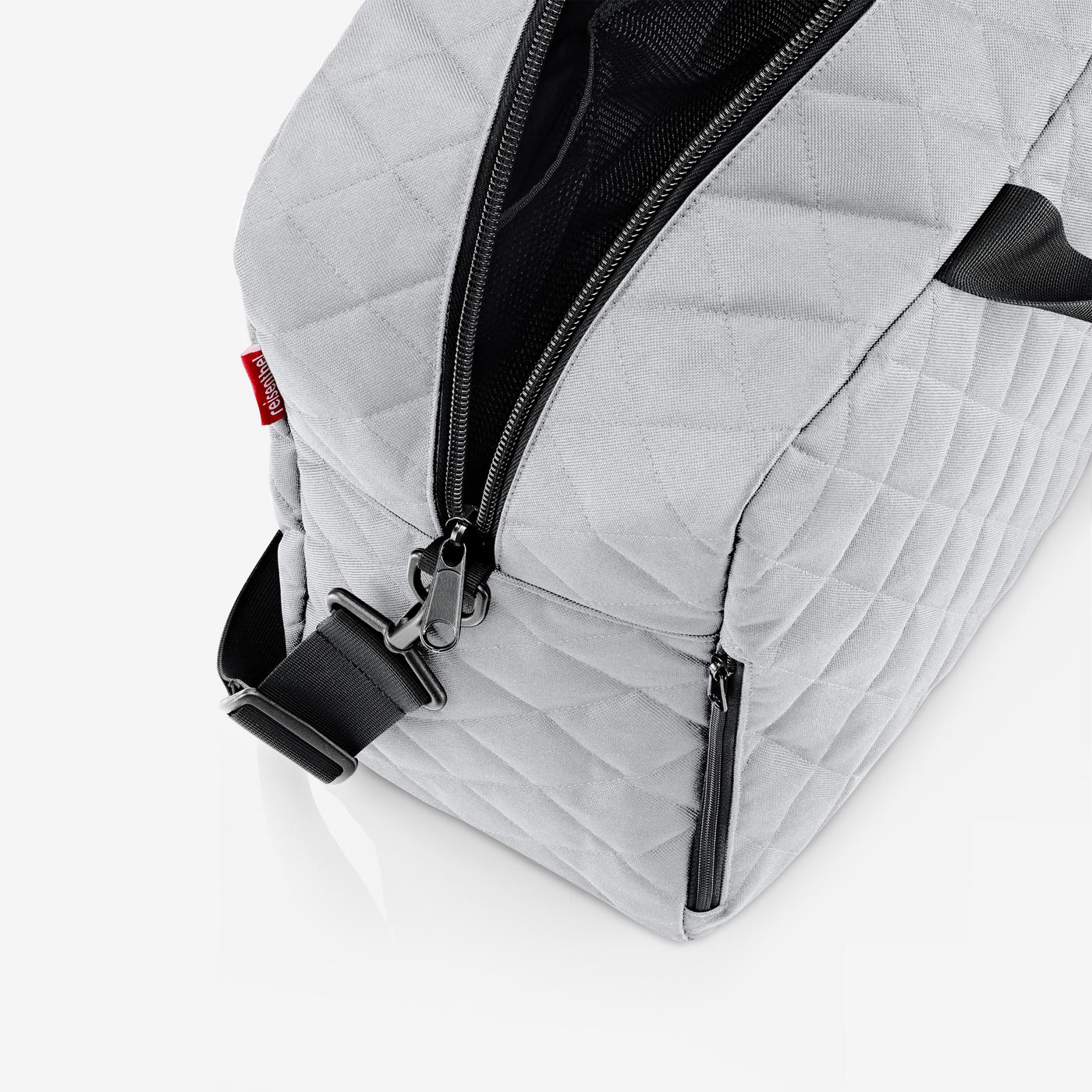 duffelbag M rhombus light grey duffelbag M Reisenthel