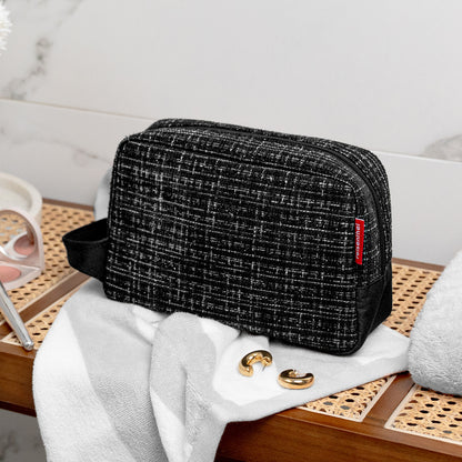 cosmeticpouch M bouclé black cosmeticpouch M Reisenthel