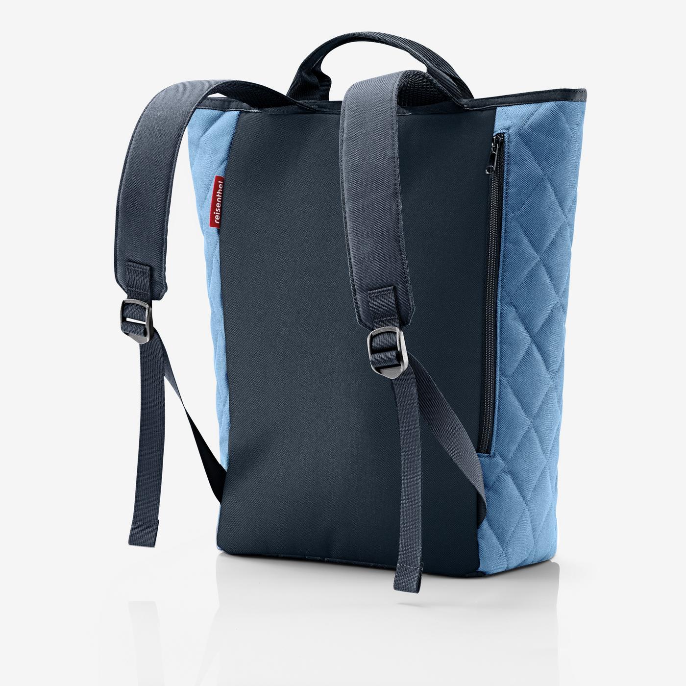 shopper-backpack rhombus blue shopper-backpack Reisenthel