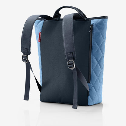 shopper-backpack rhombus blue shopper-backpack Reisenthel