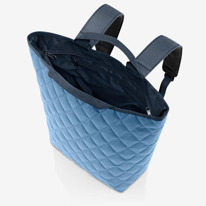shopper-backpack rhombus blue shopper-backpack Reisenthel