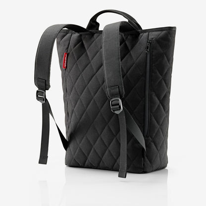 shopper-backpack rhombus black shopper-backpack Reisenthel