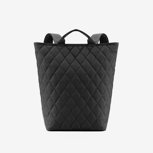 shopper-backpack rhombus black shopper-backpack Reisenthel