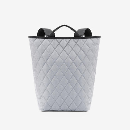 shopper-backpack rhombus light grey shopper-backpack Reisenthel