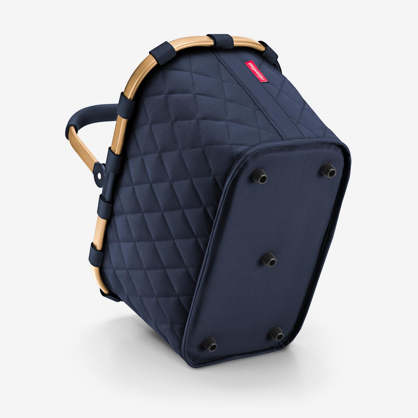 carrybag frame rhombus midnight gold carrybag Reisenthel