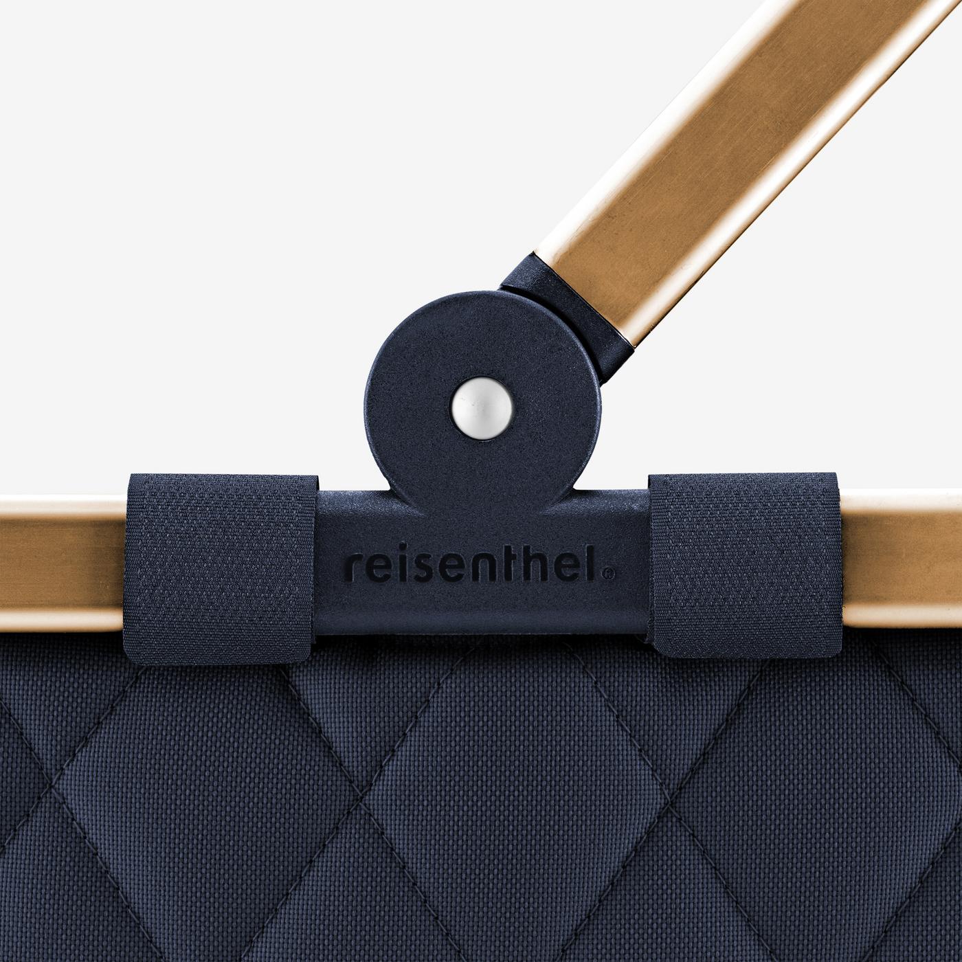 carrybag frame rhombus midnight gold carrybag Reisenthel