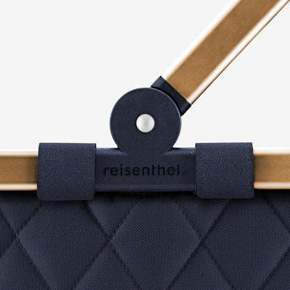 carrybag frame rhombus midnight gold carrybag Reisenthel