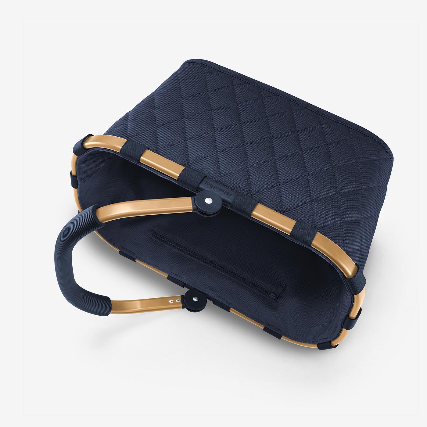 carrybag frame rhombus midnight gold carrybag Reisenthel