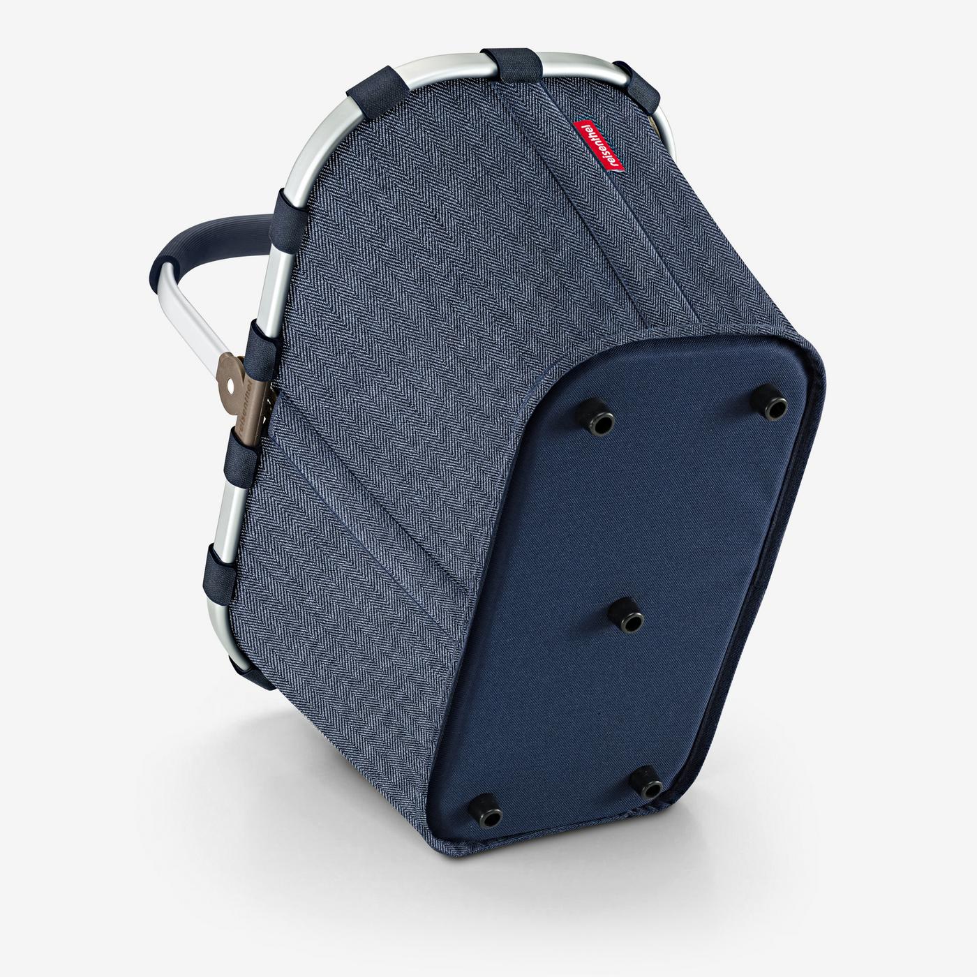 carrybag herringbone dark blue carrybag Reisenthel