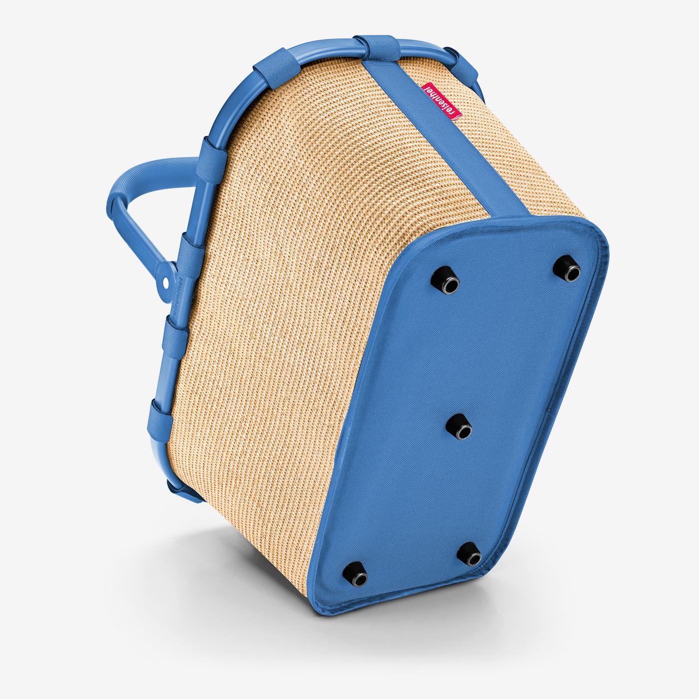 carrybag frame raffia blue carrybag Reisenthel