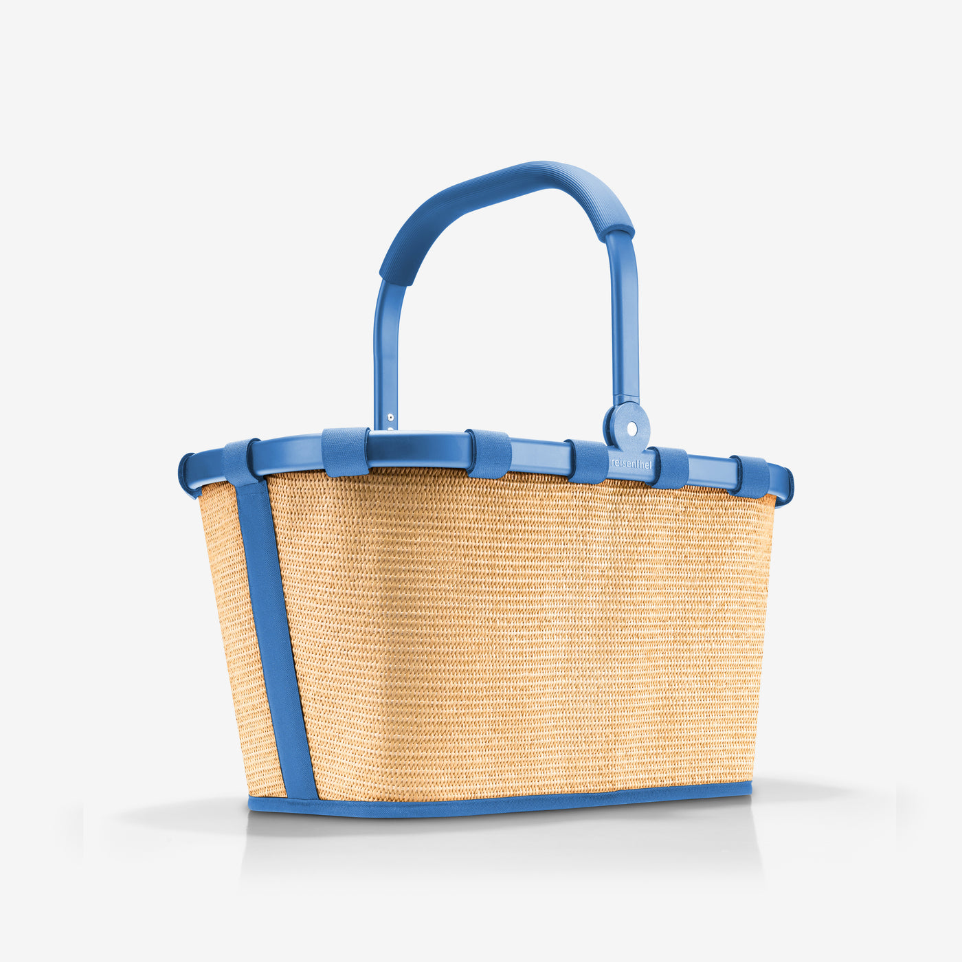 carrybag frame raffia blue carrybag Reisenthel