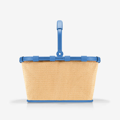 carrybag frame raffia blue carrybag Reisenthel