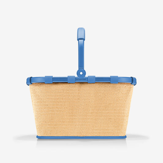 carrybag frame raffia blue carrybag Reisenthel