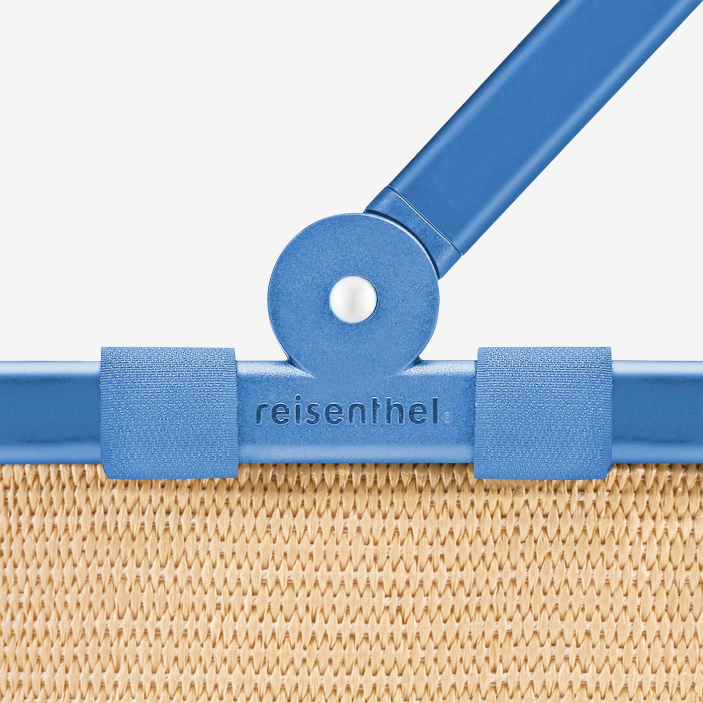 carrybag frame raffia blue carrybag Reisenthel