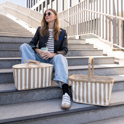 carrybag summerstripes coffee carrybag Reisenthel