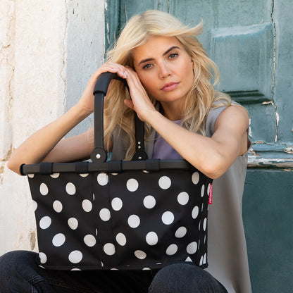carrybag frame dots white carrybag Reisenthel