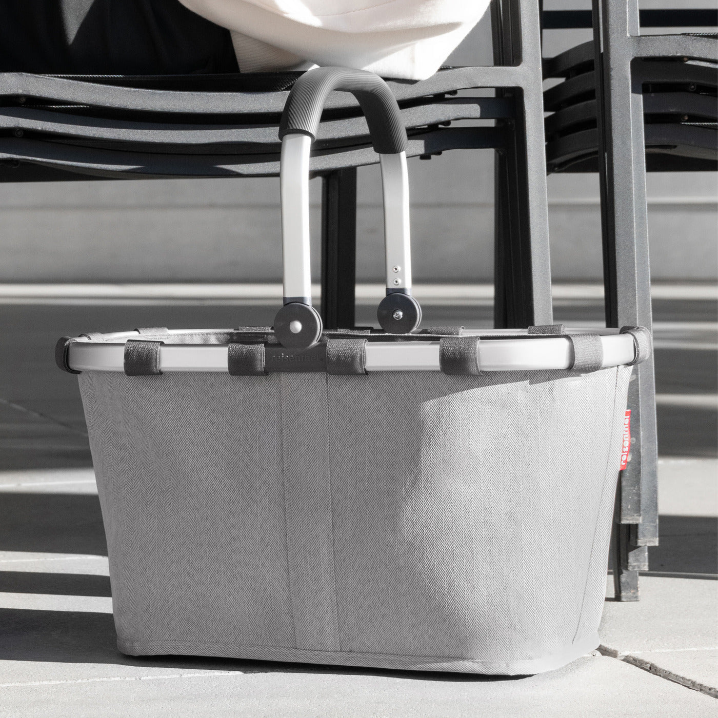 carrybag herringbone grey carrybag Reisenthel
