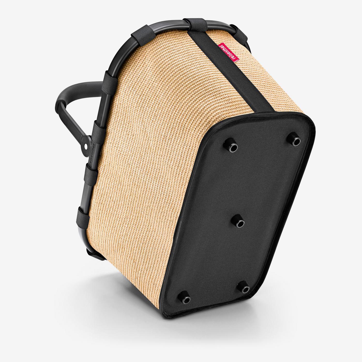 carrybag frame raffia black carrybag Reisenthel