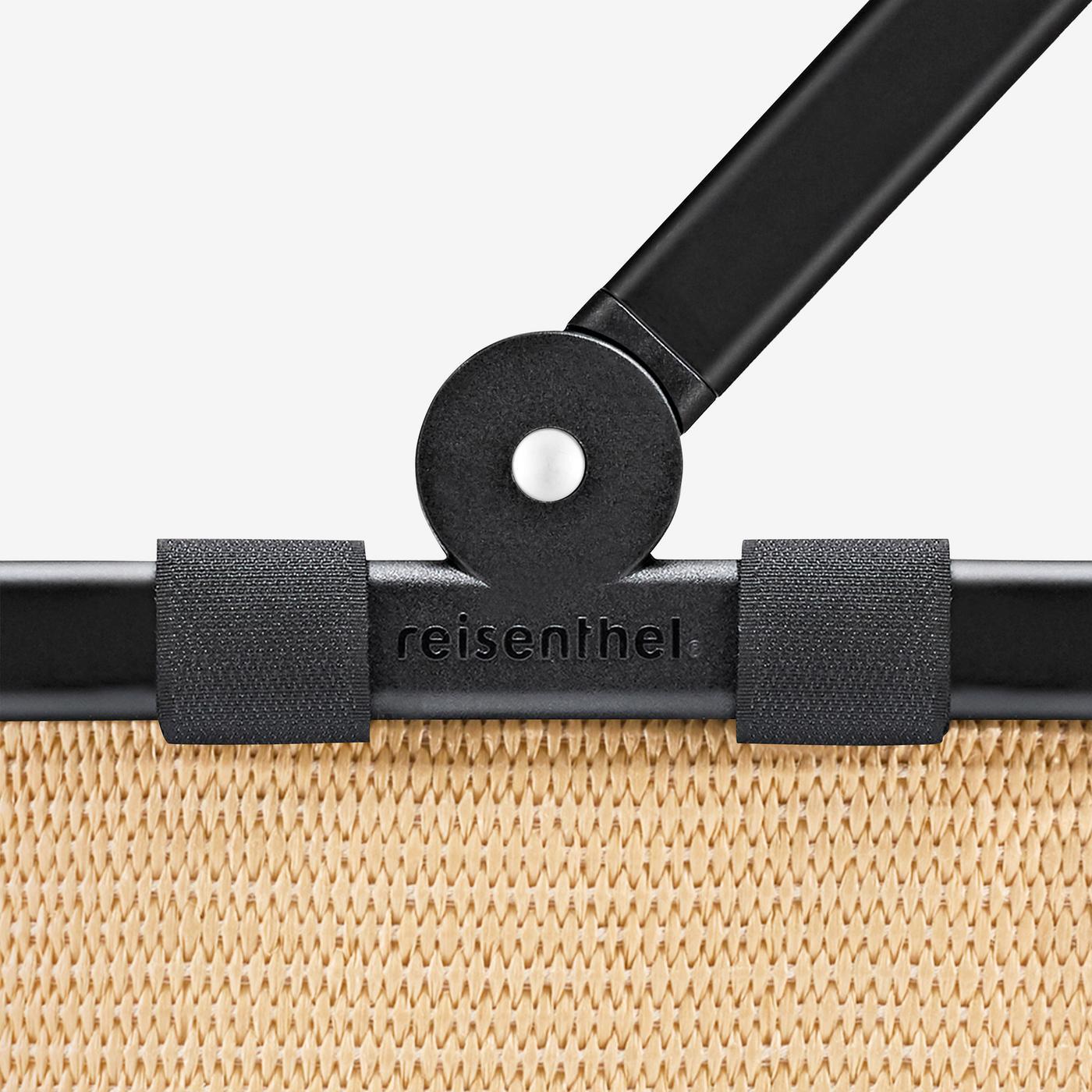 carrybag frame raffia black carrybag Reisenthel