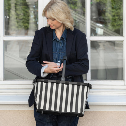 carrybag summerstripes black carrybag Reisenthel