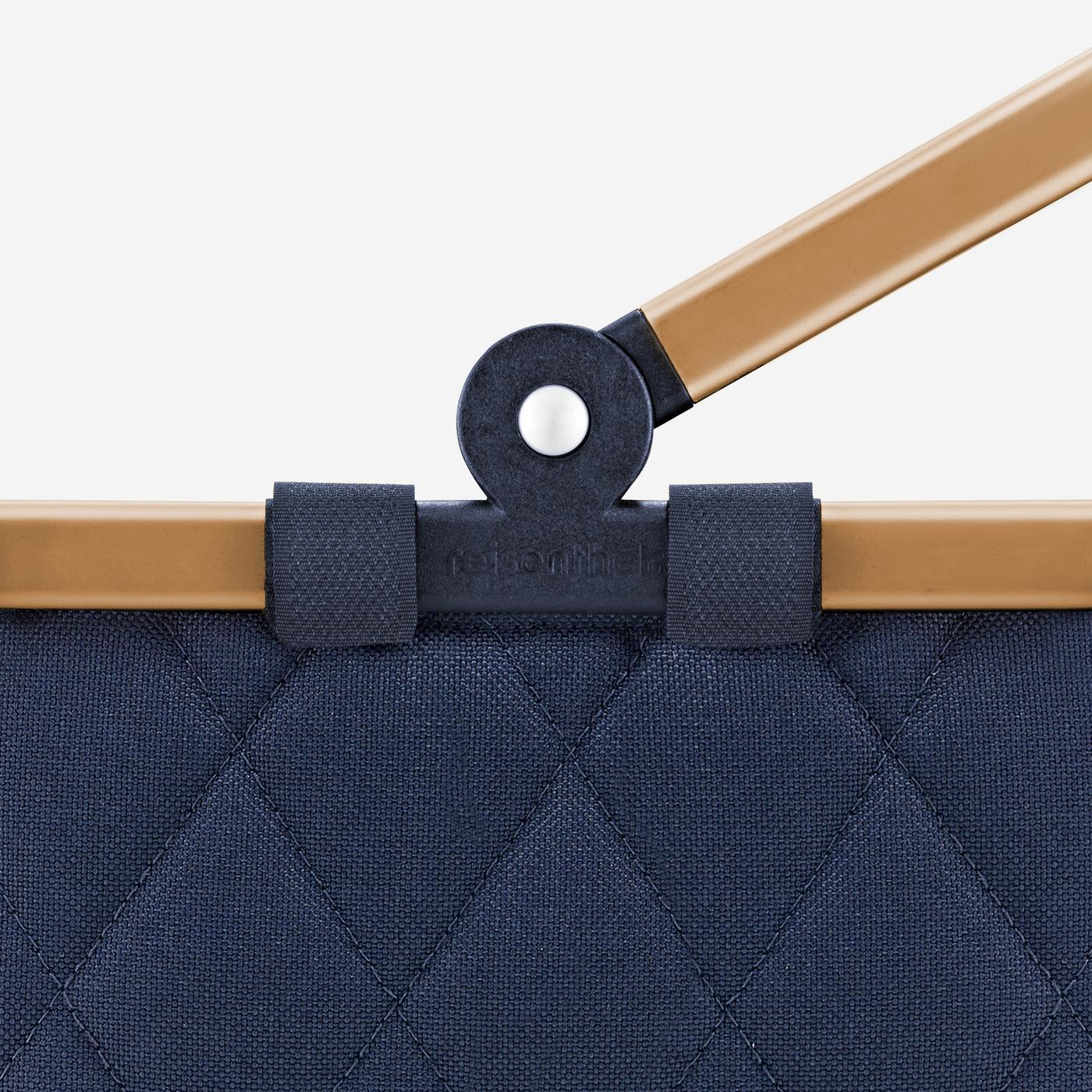 carrybag XS frame rhombus midnight gold carrybag XS Reisenthel