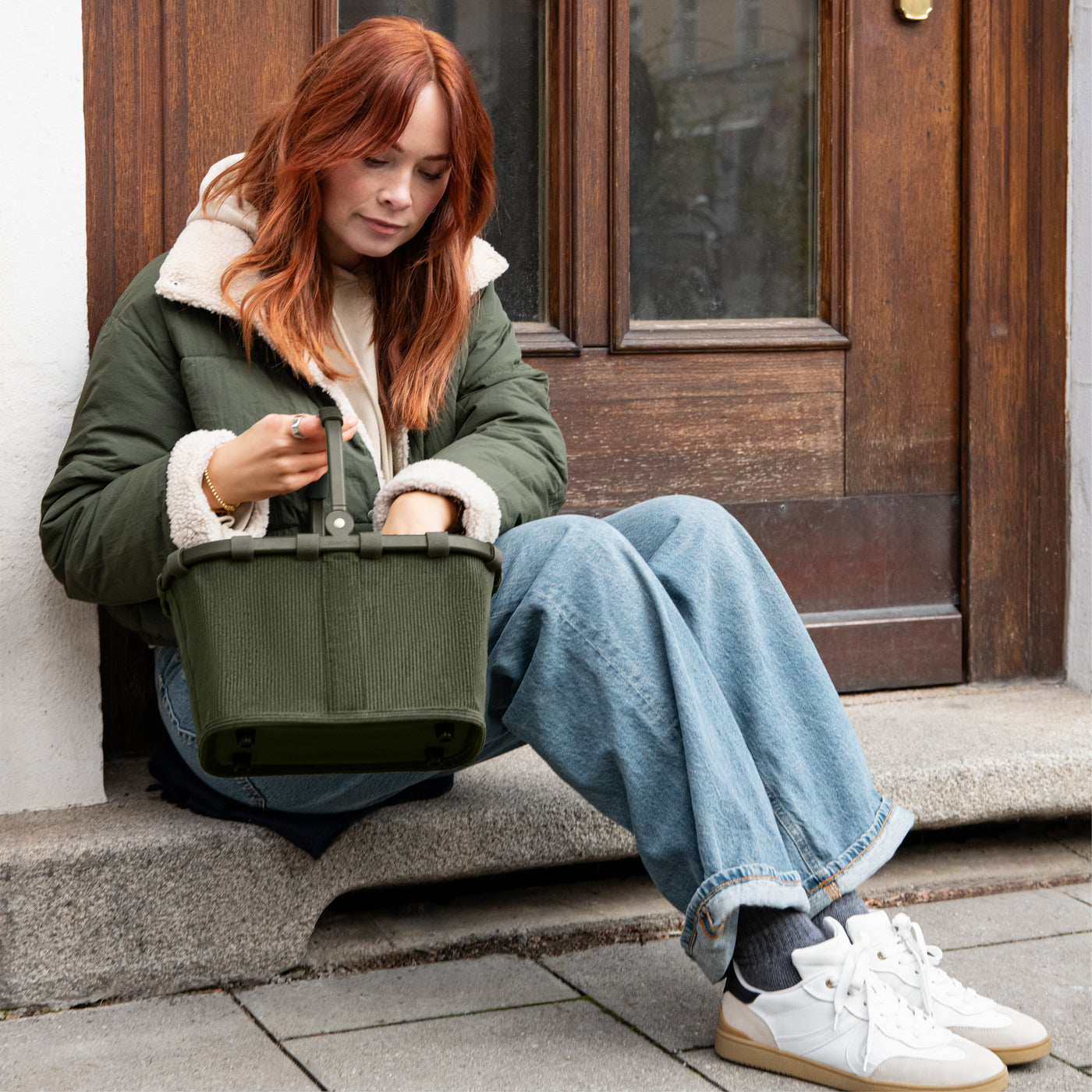 carrybag XS cord dark matcha carrybag XS Reisenthel
