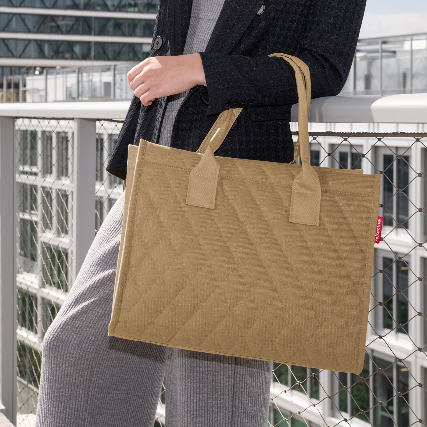 daily shopper rhombus ginger daily shopper Reisenthel