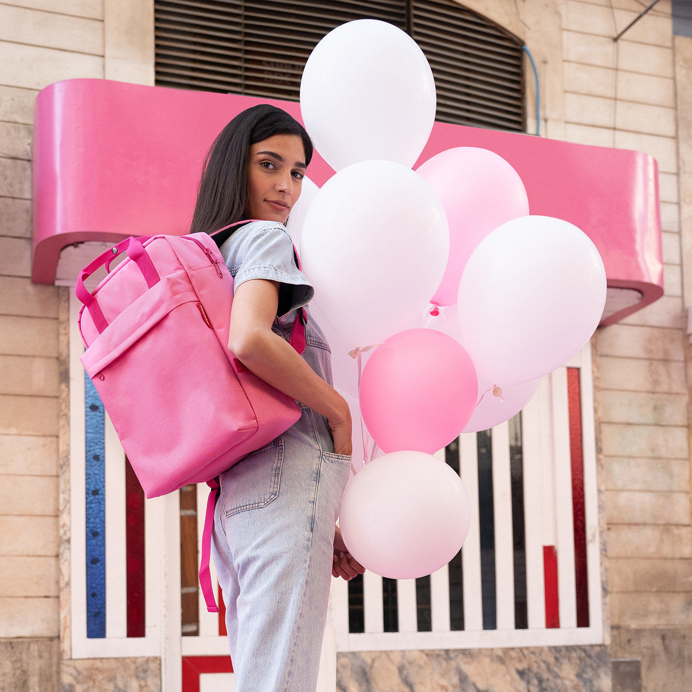 allday backpack M twist pink allday backpack M Reisenthel
