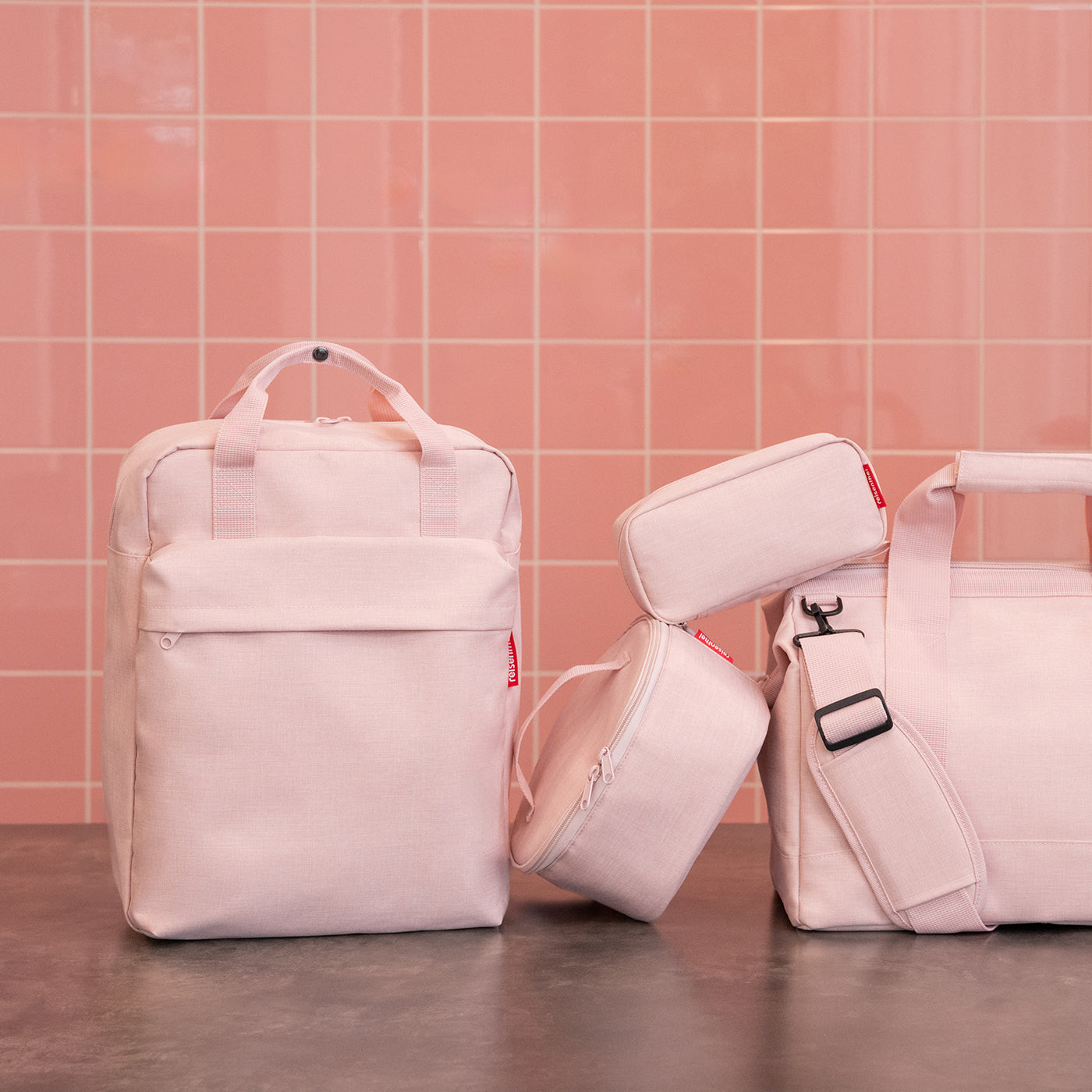 allday backpack M twist blush allday backpack M Reisenthel