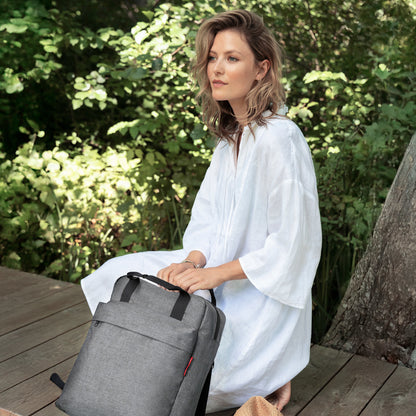 allday backpack M twist silver allday backpack M Reisenthel