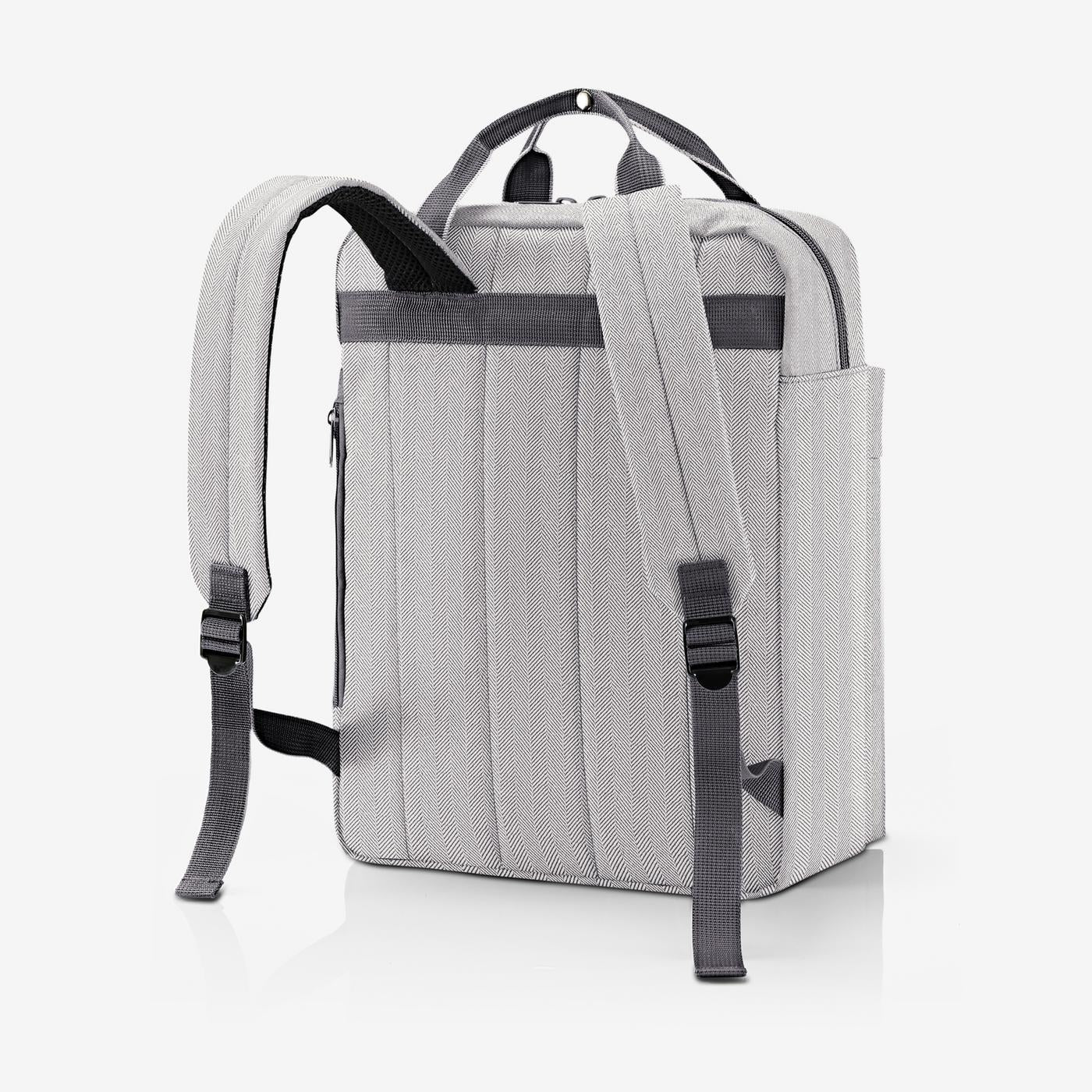allday backpack M herringbone grey allday backpack M Reisenthel