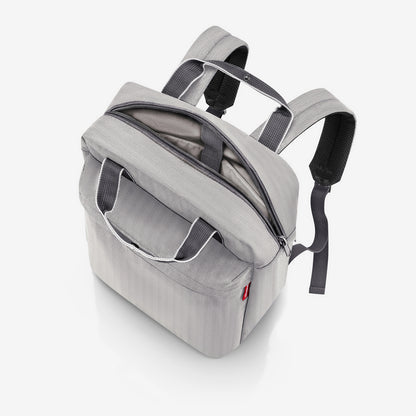 allday backpack M herringbone grey allday backpack M Reisenthel