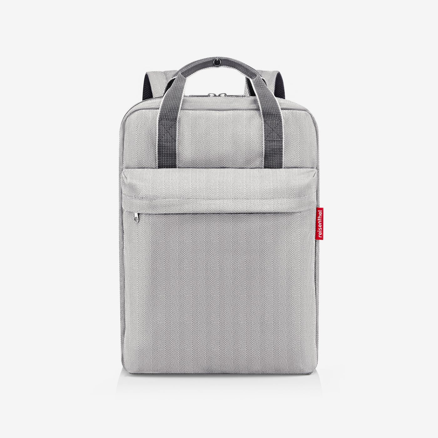 allday backpack M herringbone grey allday backpack M Reisenthel