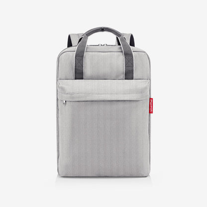 allday backpack M herringbone grey allday backpack M Reisenthel