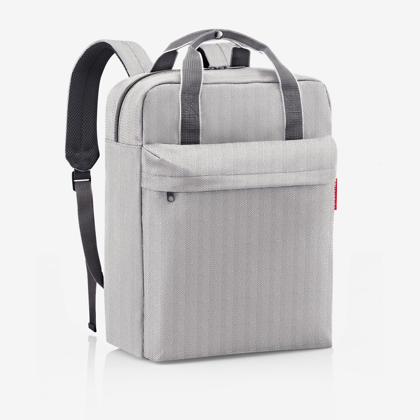 allday backpack M herringbone grey allday backpack M Reisenthel