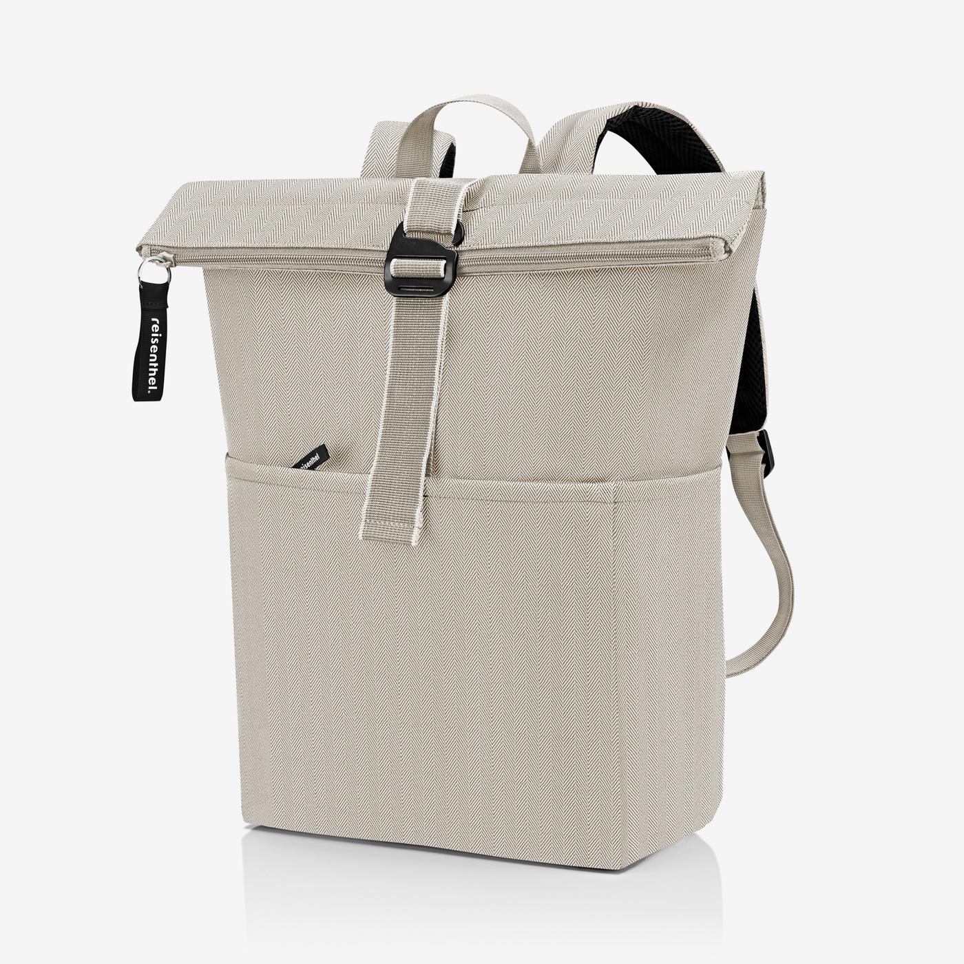rolltop backpack herringbone sand rolltop backpack Reisenthel