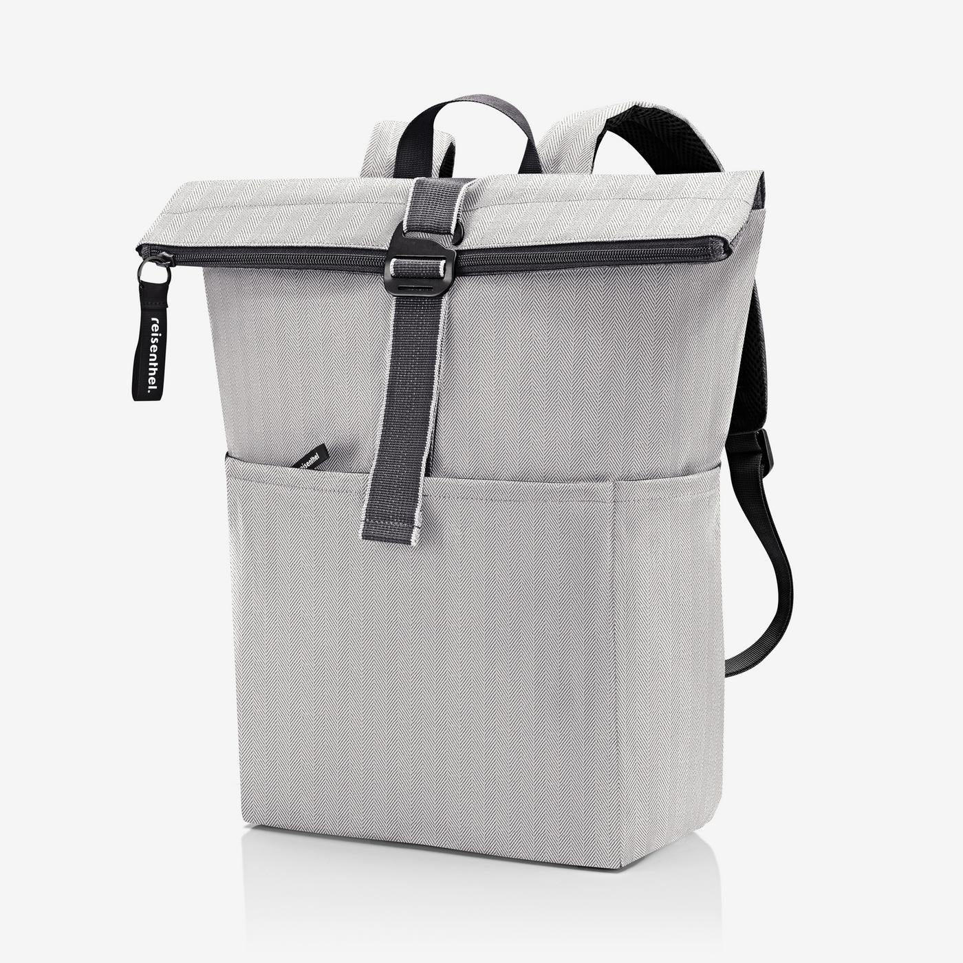 rolltop backpack herringbone grey rolltop backpack Reisenthel