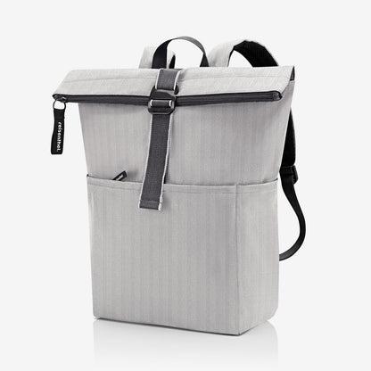 rolltop backpack herringbone grey rolltop backpack Reisenthel