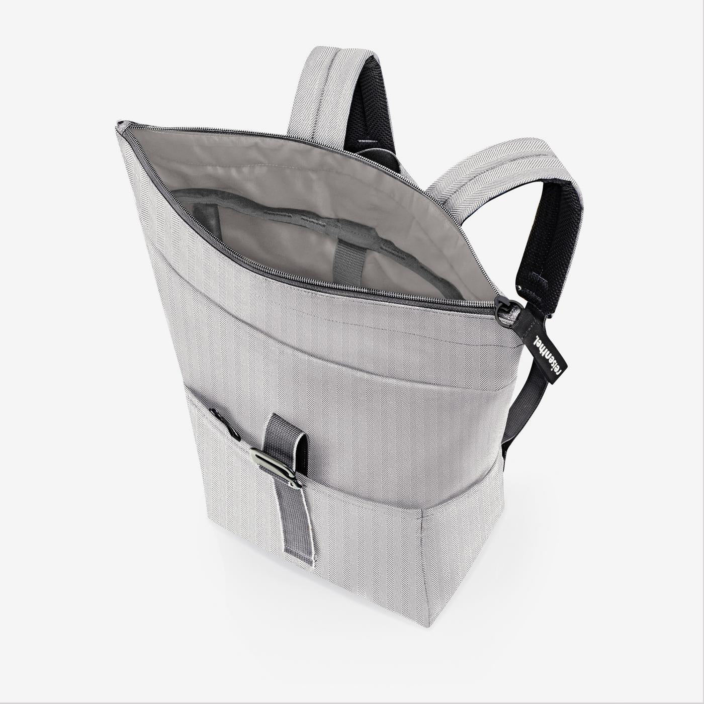 rolltop backpack herringbone grey rolltop backpack Reisenthel