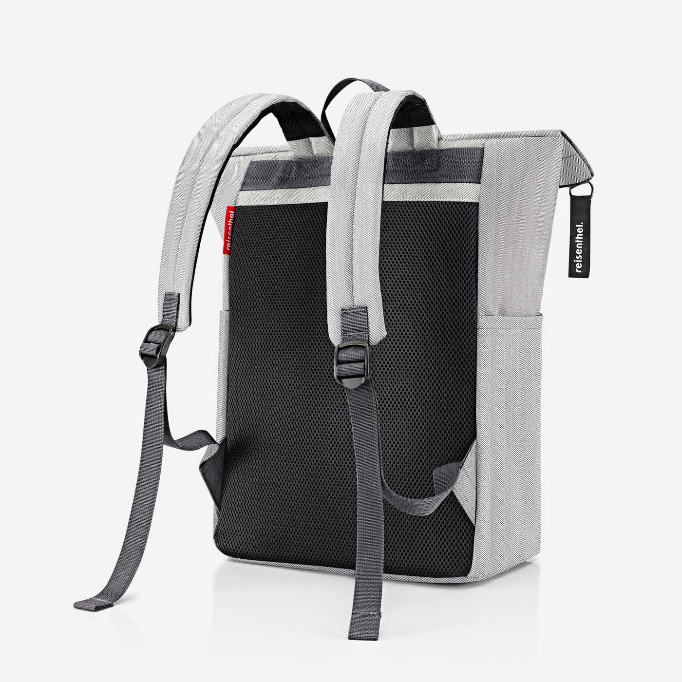 rolltop backpack herringbone grey rolltop backpack Reisenthel