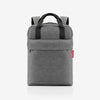 allday backpack M iso twist silver allday backpack M iso Reisenthel
