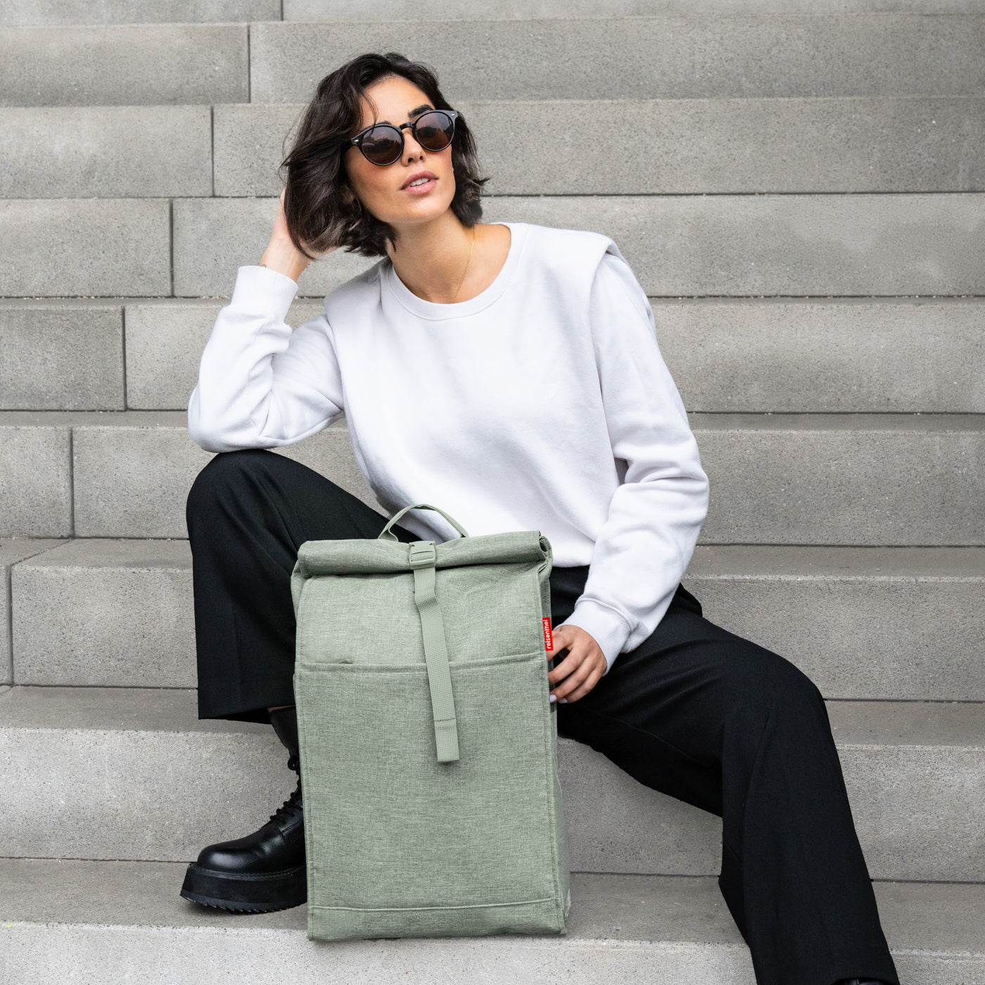 urban rolltop twist sage urban rolltop Reisenthel