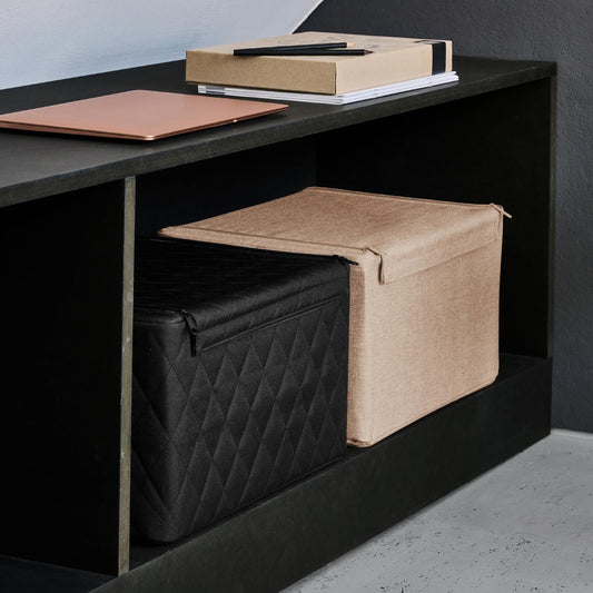 storagebox M rhombus black storagebox M Reisenthel