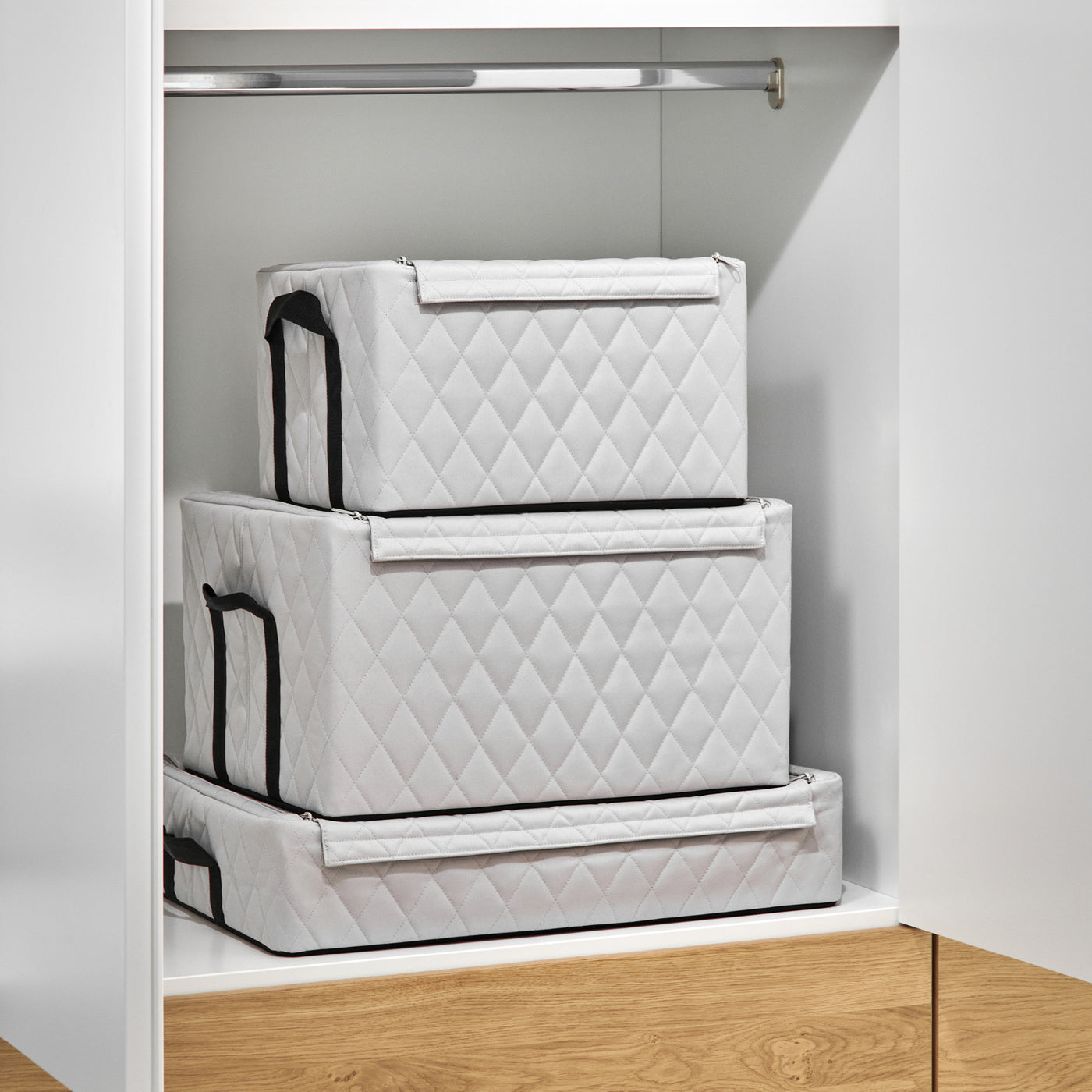storagebox L rhombus light grey storagebox L Reisenthel