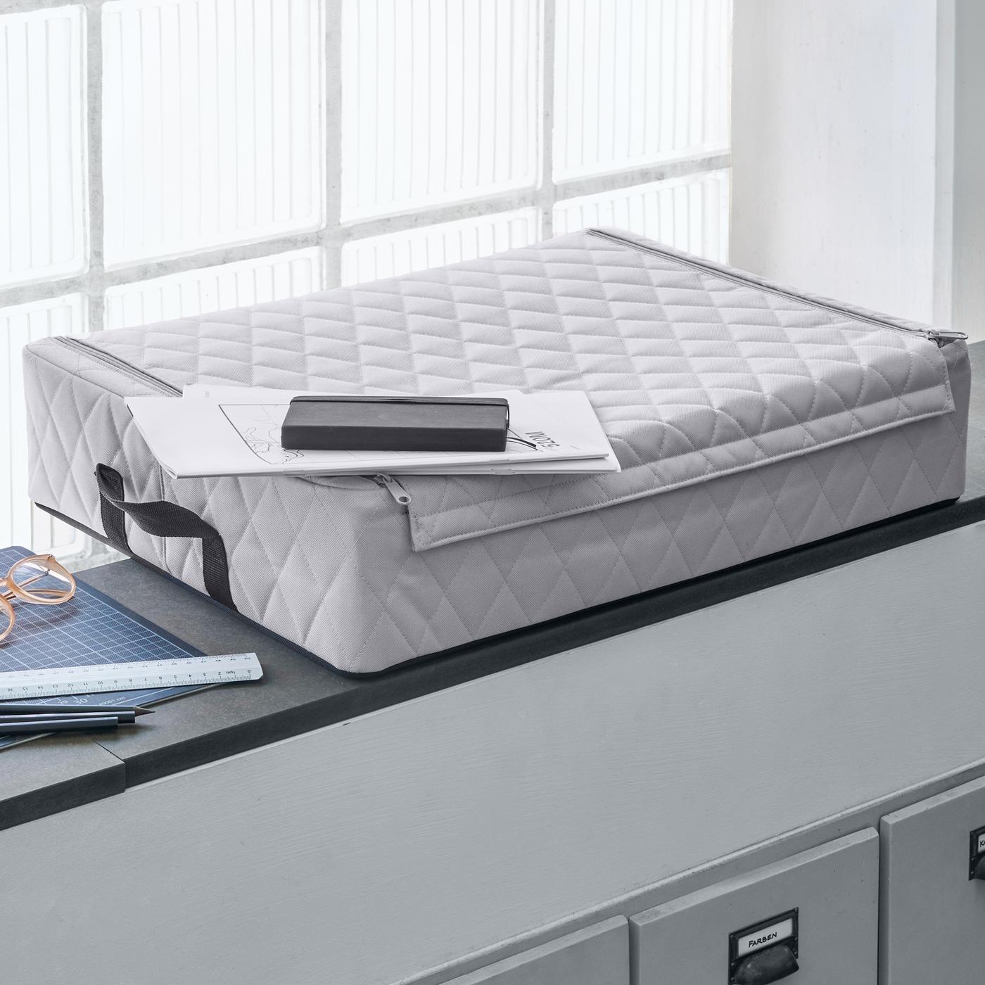 storagebox low rhombus light grey storagebox low Reisenthel